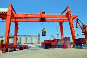 Järnväg monterade behållaren Gantry Crane Rmg